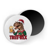 Christmas Family Xmas Ugly Outfit Merry Beer Dinosaur Trex Tank Top Magnet