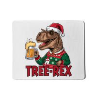 Christmas Family Xmas Ugly Outfit Merry Beer Dinosaur Trex Tank Top Mousepad