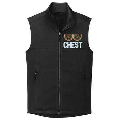 Chest Funny Xmas Chestnuts Matching Couples Christmas Nuts Funny Gift Collective Smooth Fleece Vest