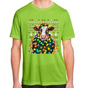 Christmas Family Xmas Ugly Christmas Outfit Merry Cow Tank Top Adult ChromaSoft Performance T-Shirt