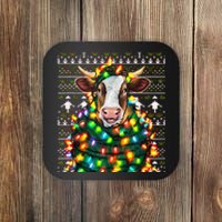 Christmas Family Xmas Ugly Christmas Outfit Merry Cow Tank Top Coaster