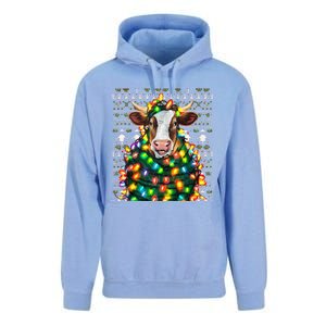 Christmas Family Xmas Ugly Christmas Outfit Merry Cow Tank Top Unisex Surf Hoodie