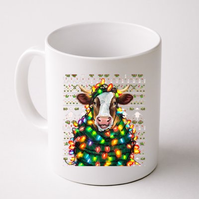 Christmas Family Xmas Ugly Christmas Outfit Merry Cow Tank Top Coffee Mug