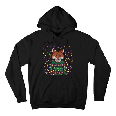 Christmas Family Xmas Ugly Christmas Outfit Merry Fox Tank Top Hoodie