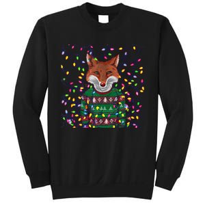 Christmas Family Xmas Ugly Christmas Outfit Merry Fox Tank Top Sweatshirt