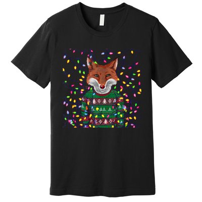 Christmas Family Xmas Ugly Christmas Outfit Merry Fox Tank Top Premium T-Shirt