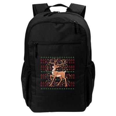 Christmas Family Xmas Ugly Christmas Outfit Merry Reindeer Tank Top Daily Commute Backpack