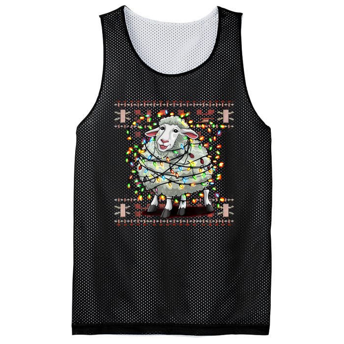 Christmas Family Xmas Ugly Christmas Outfit Merry Goat Tank Top Mesh Reversible Basketball Jersey Tank