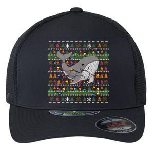 Christmas Family Xmas Ugly Christmas Outfit Merry Whale Tank Top Flexfit Unipanel Trucker Cap