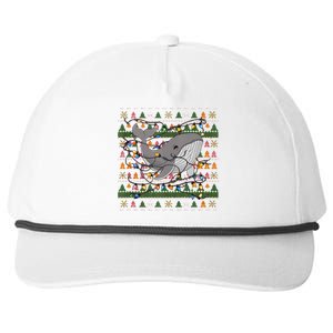 Christmas Family Xmas Ugly Christmas Outfit Merry Whale Tank Top Snapback Five-Panel Rope Hat