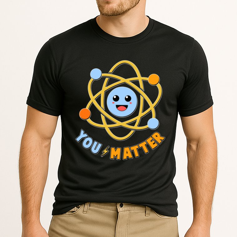 Cute Funny You Matter Science Atom Performance Shirt