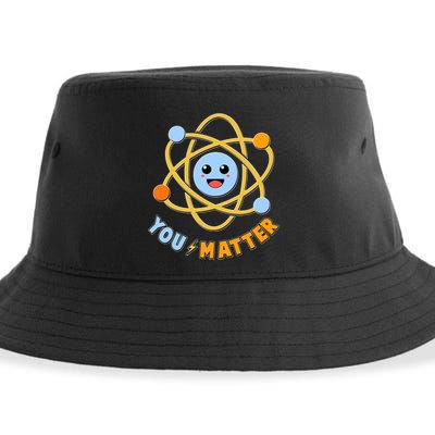 Cute Funny You Matter Science Atom Sustainable Bucket Hat