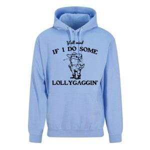 Cowboy Frog YAll Mind If I Do Some Lollygaggin Unisex Surf Hoodie