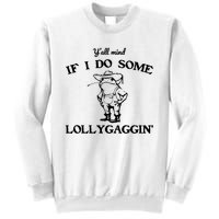 Cowboy Frog YAll Mind If I Do Some Lollygaggin Sweatshirt