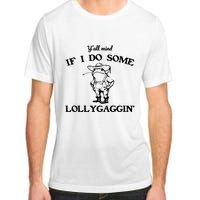 Cowboy Frog YAll Mind If I Do Some Lollygaggin Adult ChromaSoft Performance T-Shirt