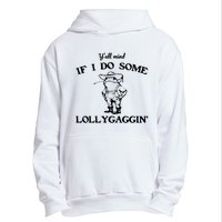 Cowboy Frog YAll Mind If I Do Some Lollygaggin Urban Pullover Hoodie