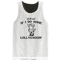 Cowboy Frog YAll Mind If I Do Some Lollygaggin Mesh Reversible Basketball Jersey Tank