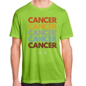 Cancer Funny Zodiac Graphic Gift Adult ChromaSoft Performance T-Shirt