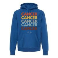 Cancer Funny Zodiac Graphic Gift Premium Hoodie