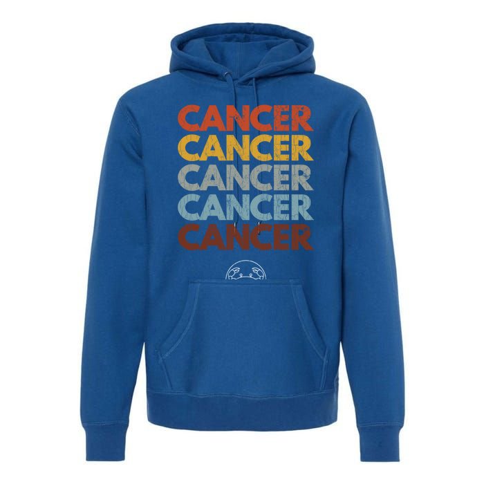 Cancer Funny Zodiac Graphic Gift Premium Hoodie