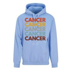 Cancer Funny Zodiac Graphic Gift Unisex Surf Hoodie