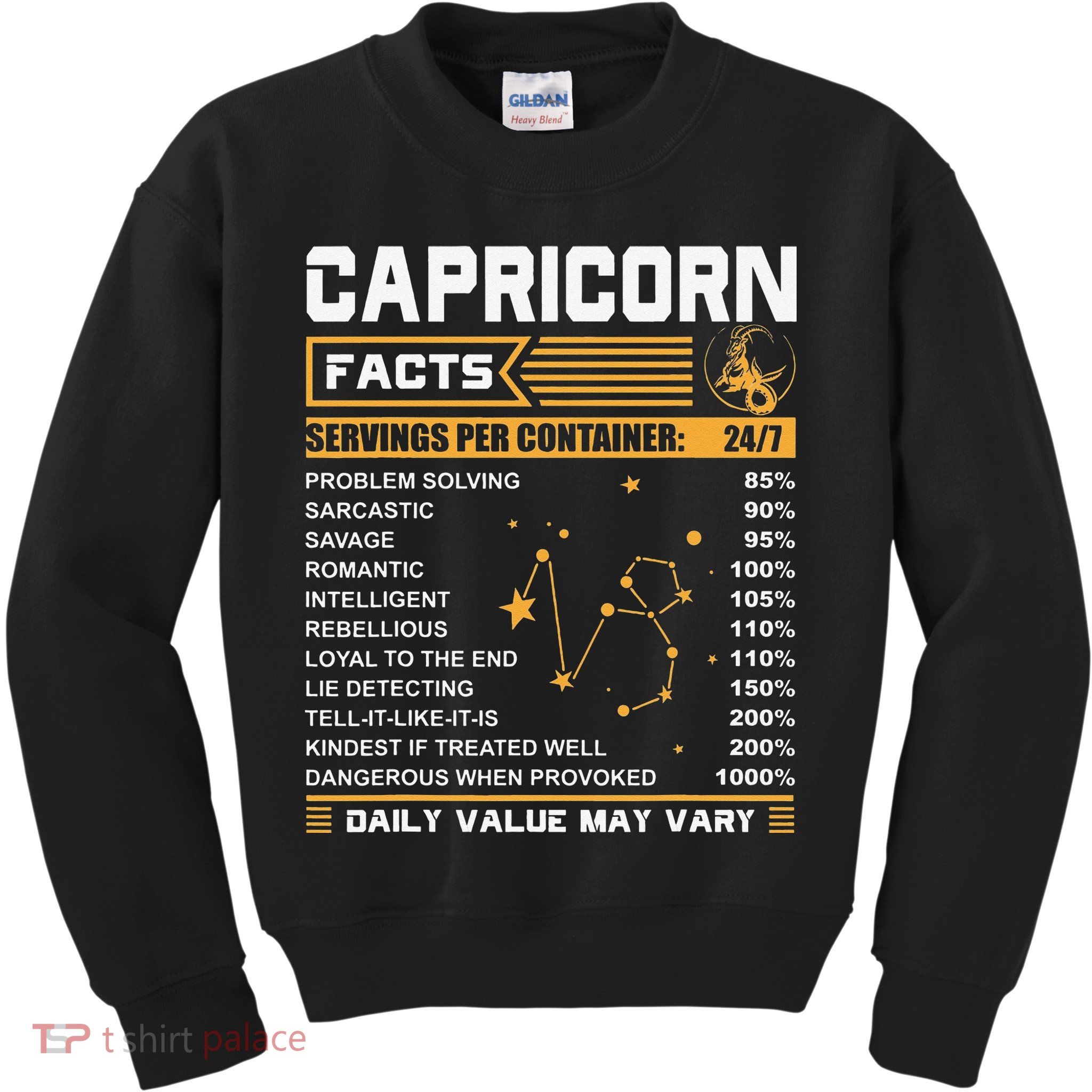 Capricorn Facts Zodiac Funny Capricorn Birthday Gift Kids Sweatshirt