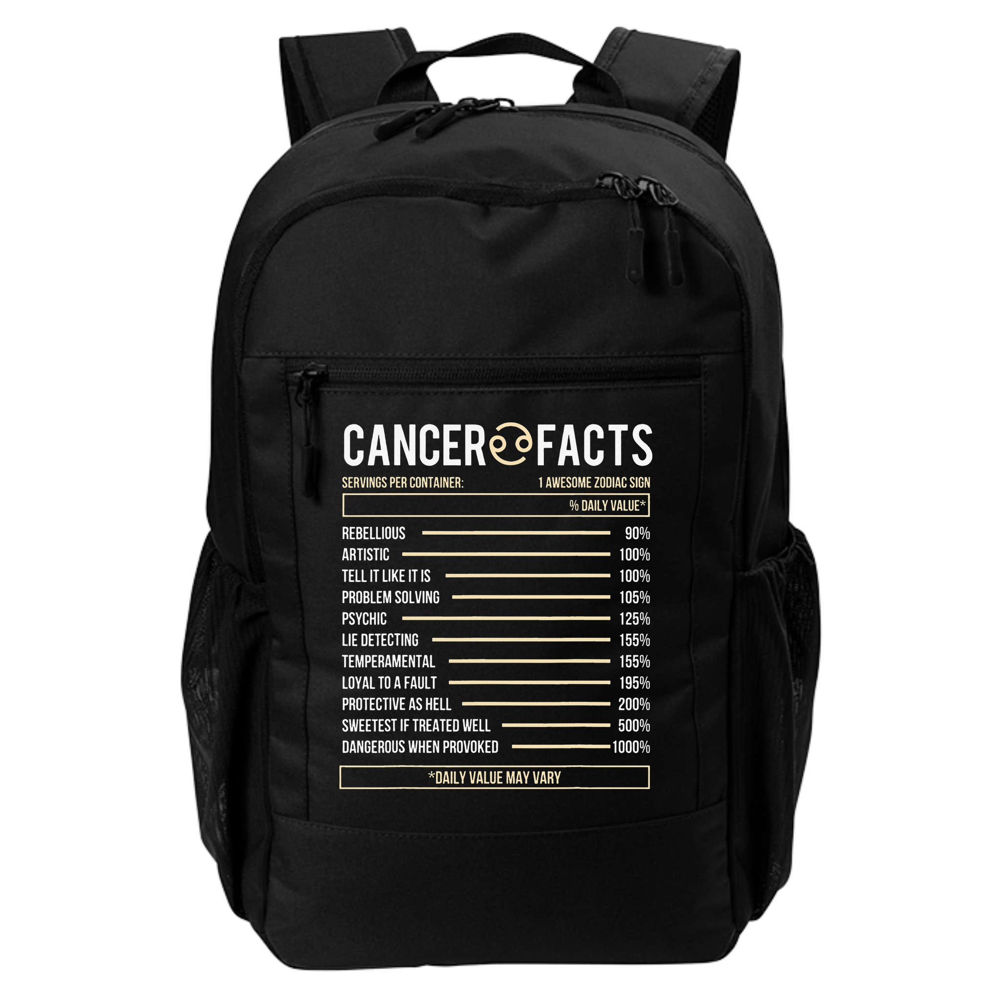 Cancer Facts Zodiac Sign Birthday Horoscope Astrology Backpack