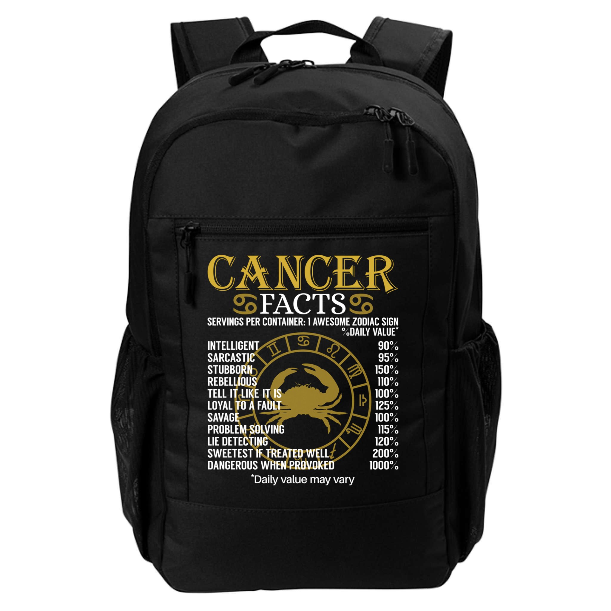 Cancer Facts Zodiac Sign Gift Great Gift Backpack
