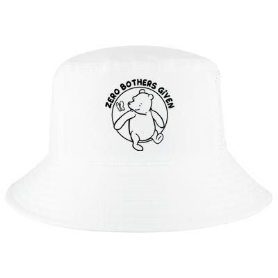 Cute Funny Zero Bothers Given Cool Comfort Performance Bucket Hat