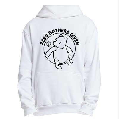 Cute Funny Zero Bothers Given Urban Pullover Hoodie