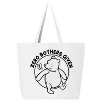 Cute Funny Zero Bothers Given 25L Jumbo Tote