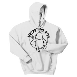 Cute Funny Zero Bothers Given Kids Hoodie