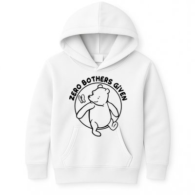 Cute Funny Zero Bothers Given Kids Hoodie