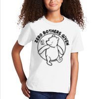 Cute Funny Zero Bothers Given Kids T-Shirt