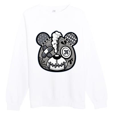 Cool Grey 11 Sneaker Match Tees Szy Heartbreak Bear Premium Crewneck Sweatshirt