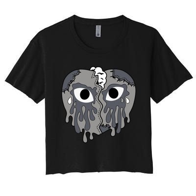 Cool Grey 11 Shirts To Match Sneaker Match Tees Women's Crop Top Tee