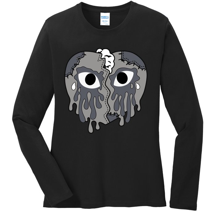 Cool Grey 11 Shirts To Match Sneaker Match Tees Ladies Long Sleeve Shirt