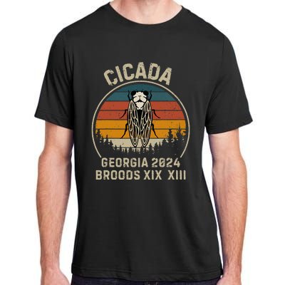 Cicada Georgia 2024 Invasion Brood Xiii And Brood Xix Adult ChromaSoft Performance T-Shirt