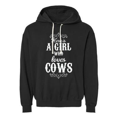 Cow Girl Garment-Dyed Fleece Hoodie