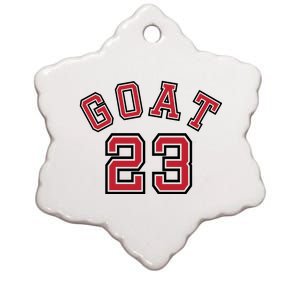 Cool Goat 23 Jordan Basketball Jersey Ceramic Star Ornament