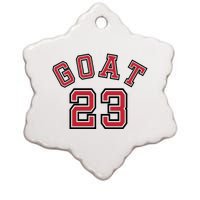 Cool Goat 23 Jordan Basketball Jersey Ceramic Star Ornament