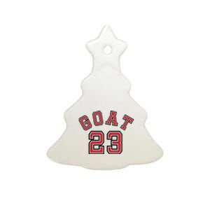 Cool Goat 23 Jordan Basketball Jersey Ceramic Tree Ornament