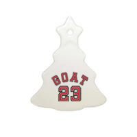 Cool Goat 23 Jordan Basketball Jersey Ceramic Tree Ornament