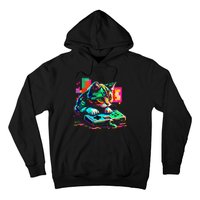 Cat Gaming 8bit Gaming Hoodie