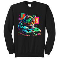 Cat Gaming 8bit Gaming Sweatshirt