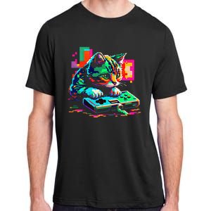 Cat Gaming 8bit Gaming Adult ChromaSoft Performance T-Shirt