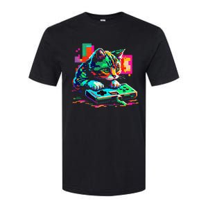 Cat Gaming 8bit Gaming Softstyle CVC T-Shirt