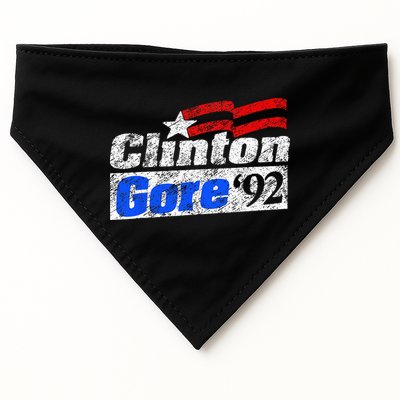 Clinton Gore 92 Presidential Campaign Vintage Retro Gift USA-Made Doggie Bandana