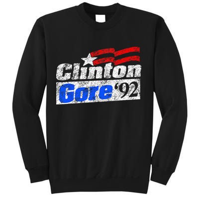 Clinton Gore 92 Presidential Campaign Vintage Retro Gift Sweatshirt