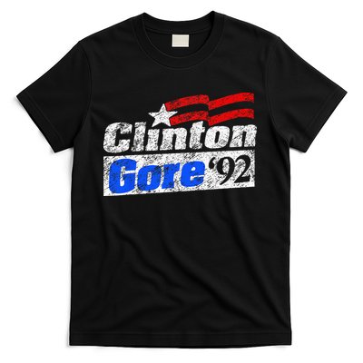 Clinton Gore 92 Presidential Campaign Vintage Retro Gift T-Shirt